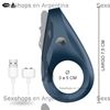 Anillo con 10 velocidades de vibracion y carga usb